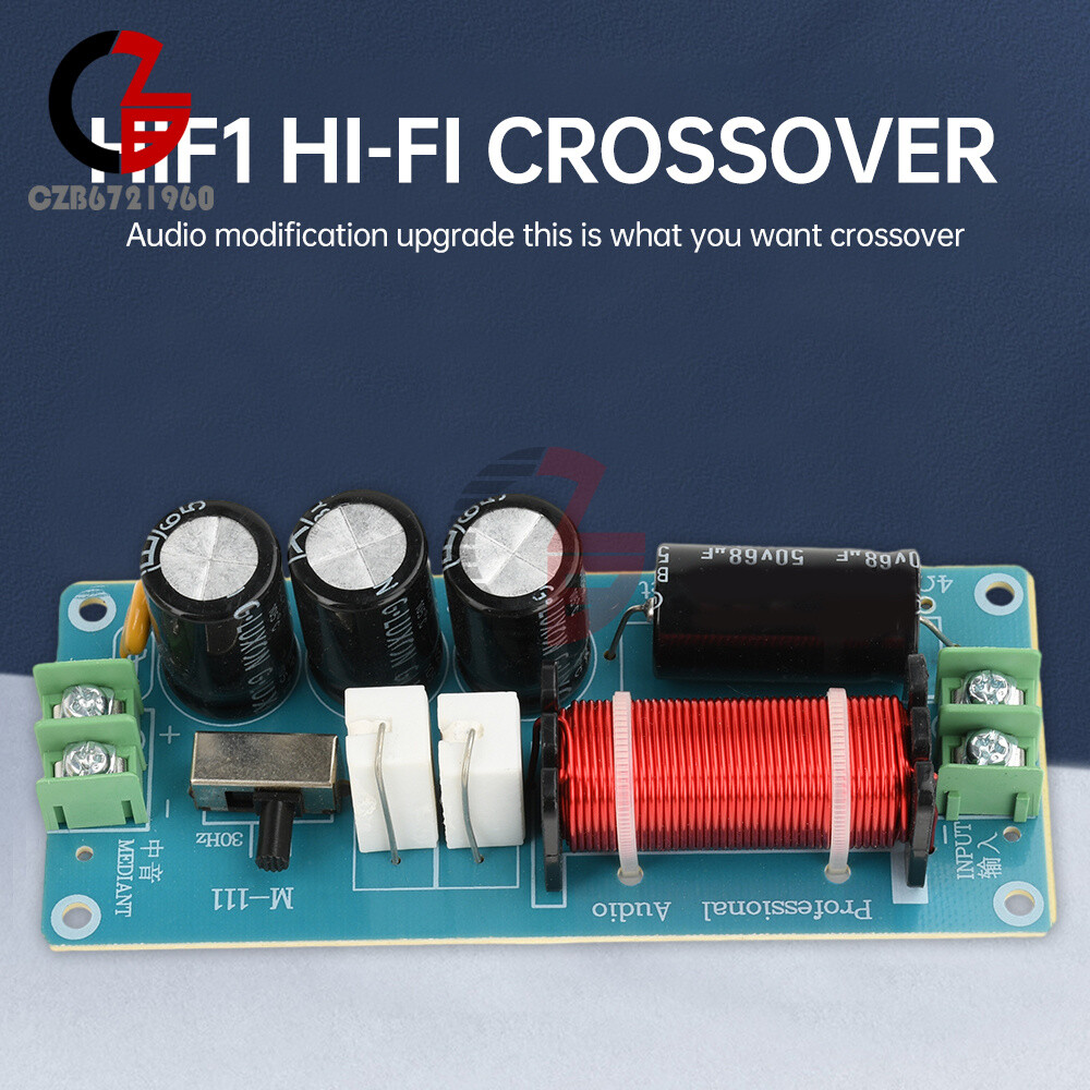 150W Midrange Speaker Frequency Divider Audio Crossover For HiFi Amplifier DIY