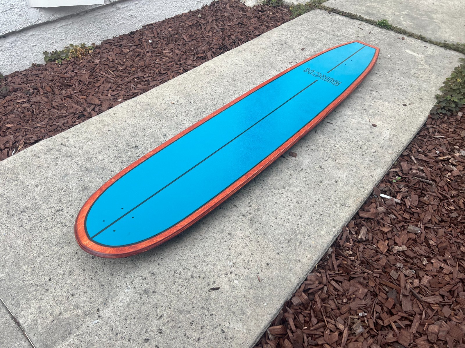 BIRCH 60" LOG Cruising Longboard Skateboard - DECK ONLY made in California