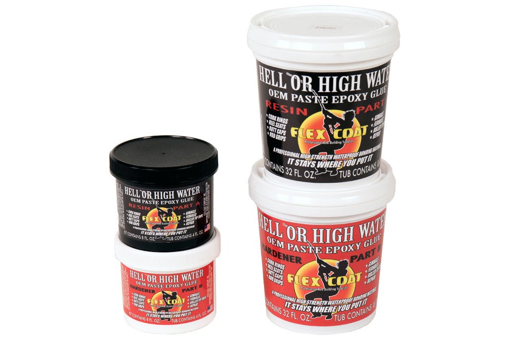 Flex Coat Rod Building Paste Epoxy Glue - Pick Size