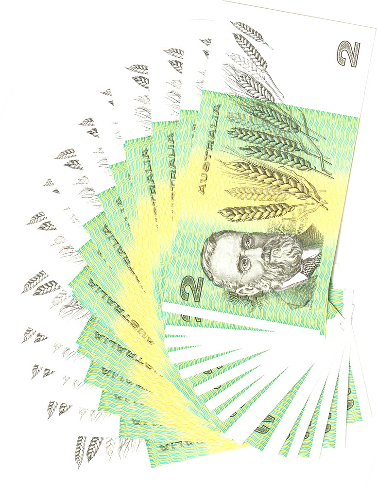 20 rare consecutive $2 johnston fraser from bundle unc