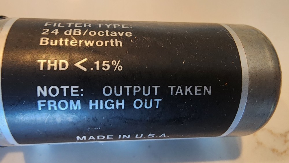 Peavey PL-Subsonic Filter