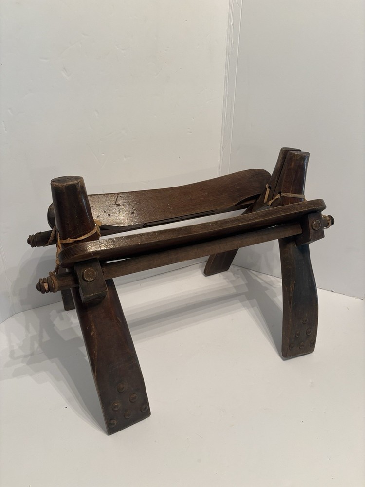 Vintage Egyptian Camel Saddle Stool