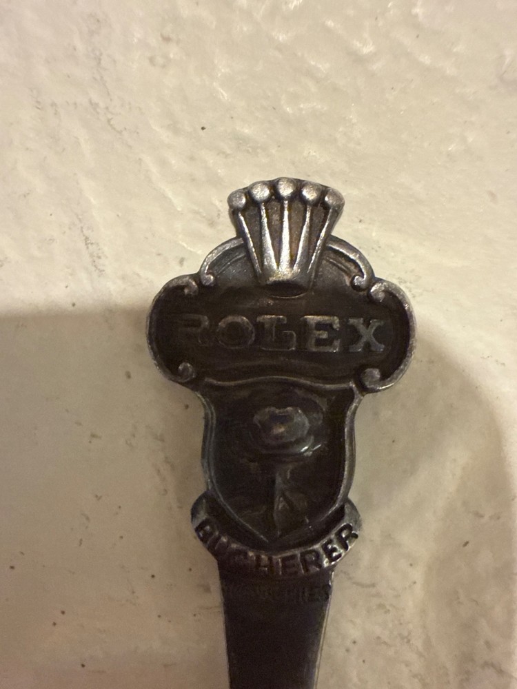 rolex spoon silver vintage