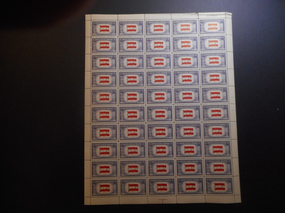 Scott 919, 5 cent, Austria, Sheet