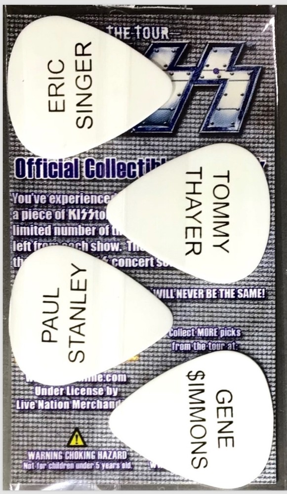 💥Rare KISS 2012 The Tour guitar pick set in original package - $.99 shipping!💥