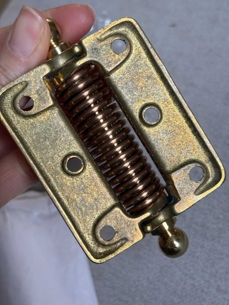 Vintage Screen Door Hinge Brass Spring Loaded Hinge Door Hardware