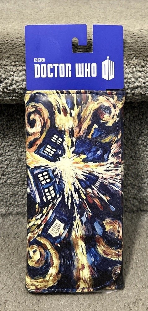 Doctor Who Wallet Van Gogh Exploding Tardis BBC 2012 NEW