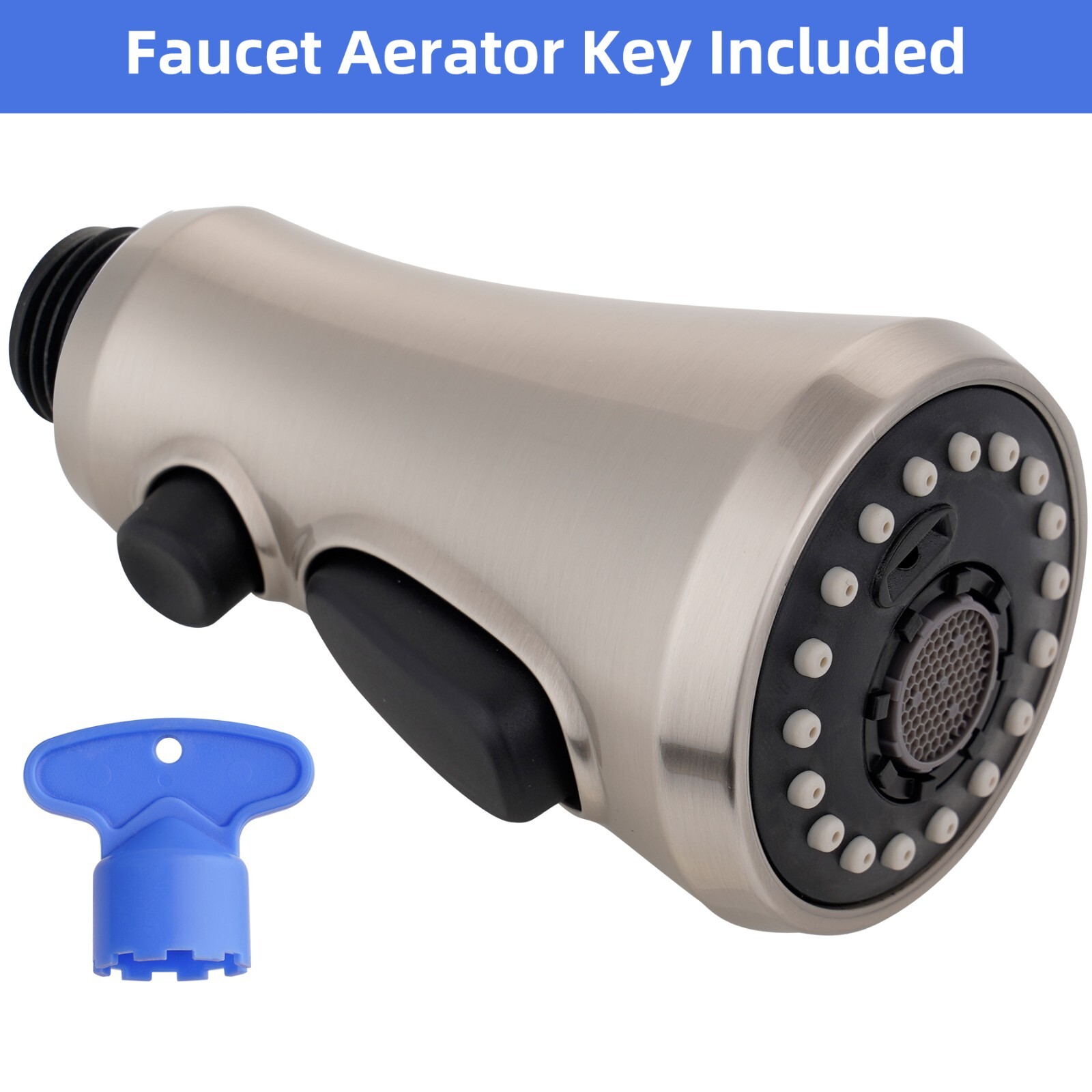 Pull Down Kitchen Faucet Head Replacement Compatible with Moen Delta Faucets US