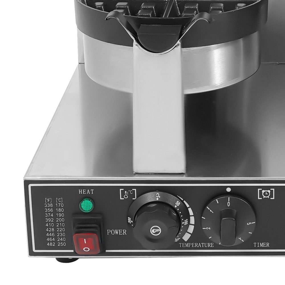 Double Head Waffle Maker Electric Digital Muffin Baker Waffle Making Machine