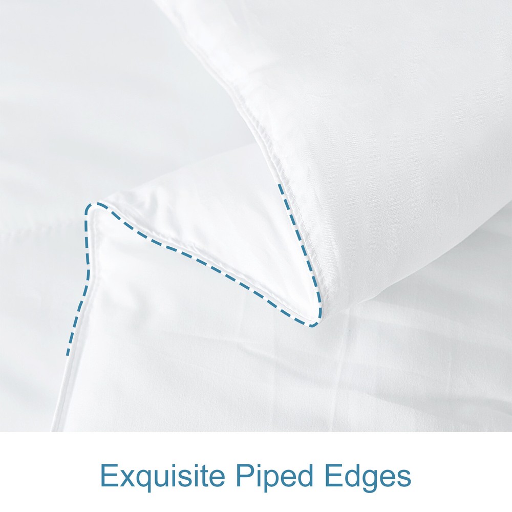 3 Piece Year Round Down Alternative Comforter Duvet Insert White