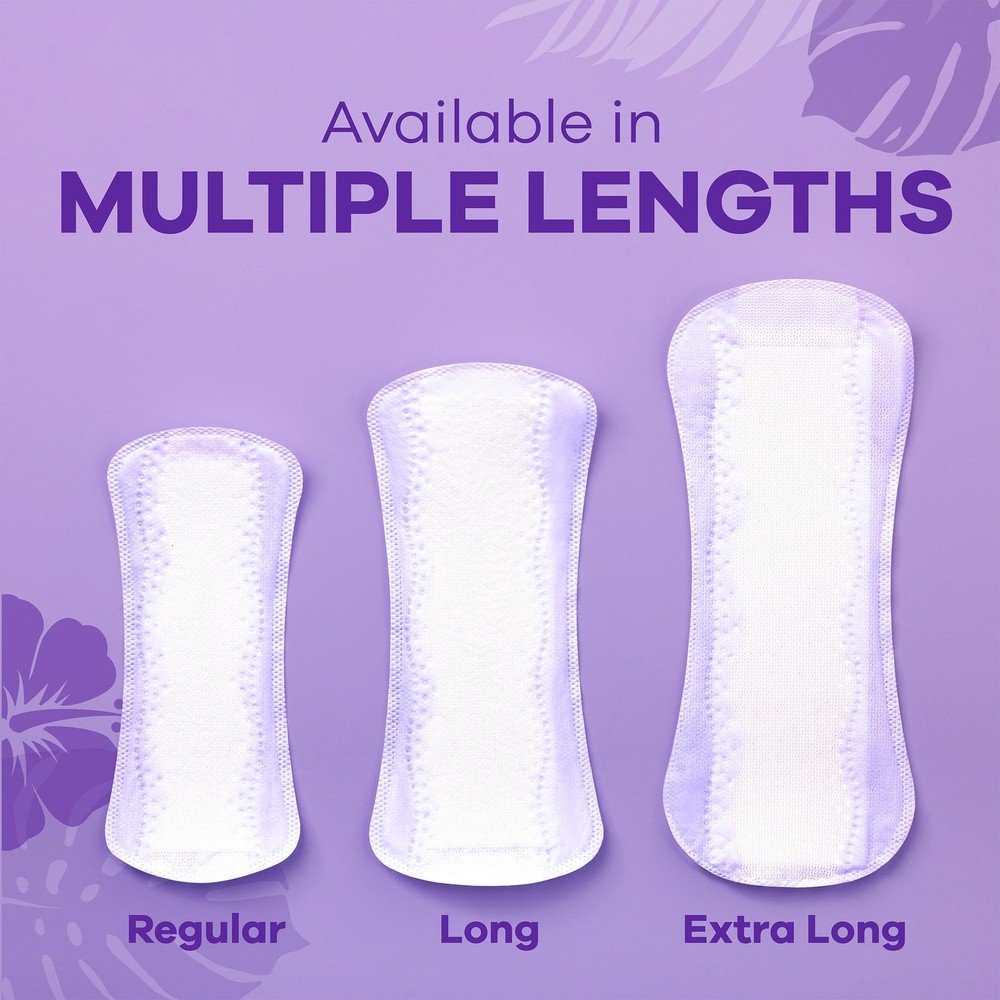 Always Daily Extra Protect Liners, Long Length, Unscented