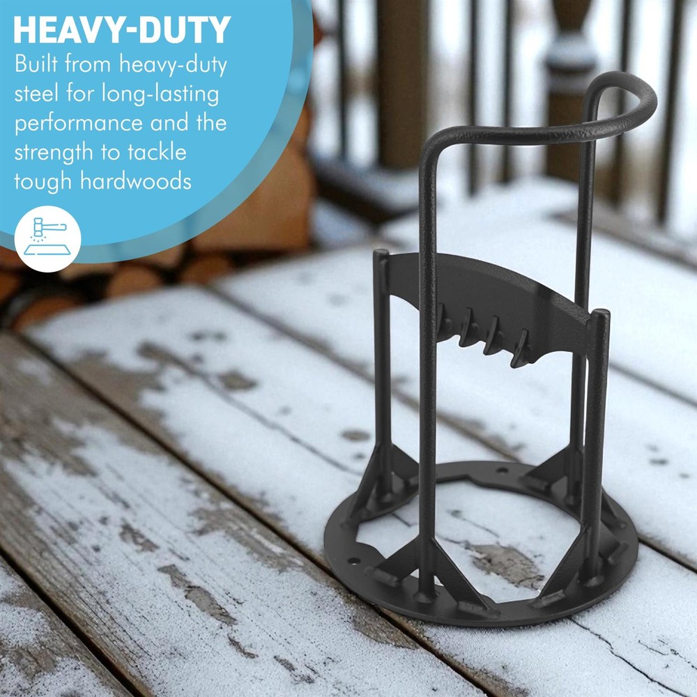 𝗖𝗔𝗦𝗧 𝗜𝗥𝗢𝗡 𝗟𝗢𝗚 𝗦𝗣𝗟𝗜𝗧𝗧𝗘𝗥 Wood & Kindling Splitter 36.5cm (H)
