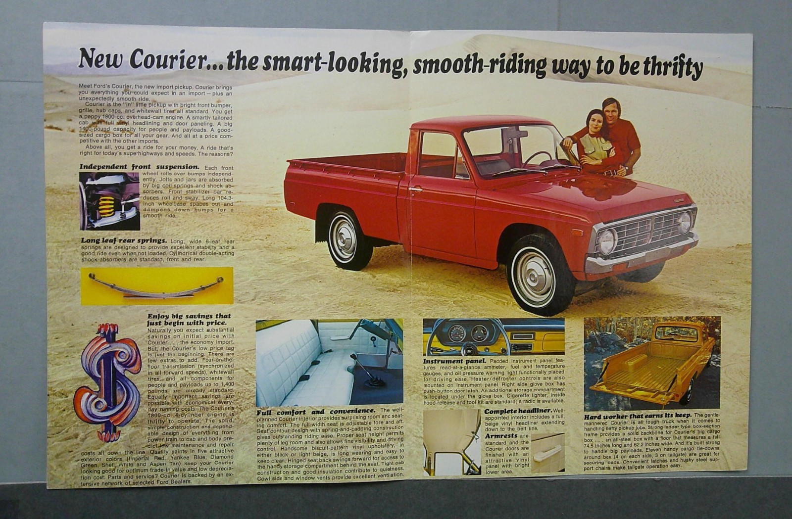 1973 Ford Courier Sales Folder