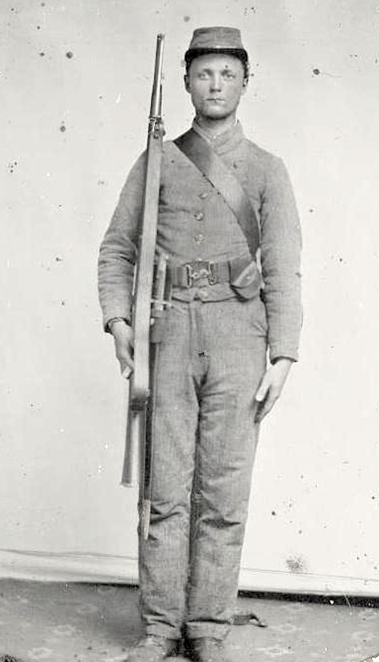 British 1853 Enfield White Sling with Brass Buckle