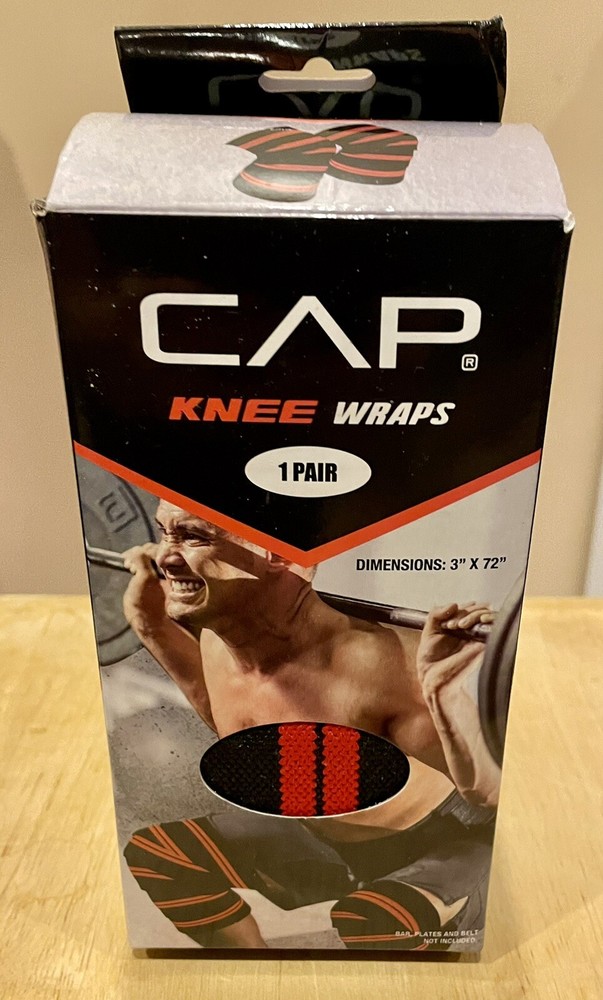 CAP RED KNEE WRAPS (1 PAIR)-BRAND NEW