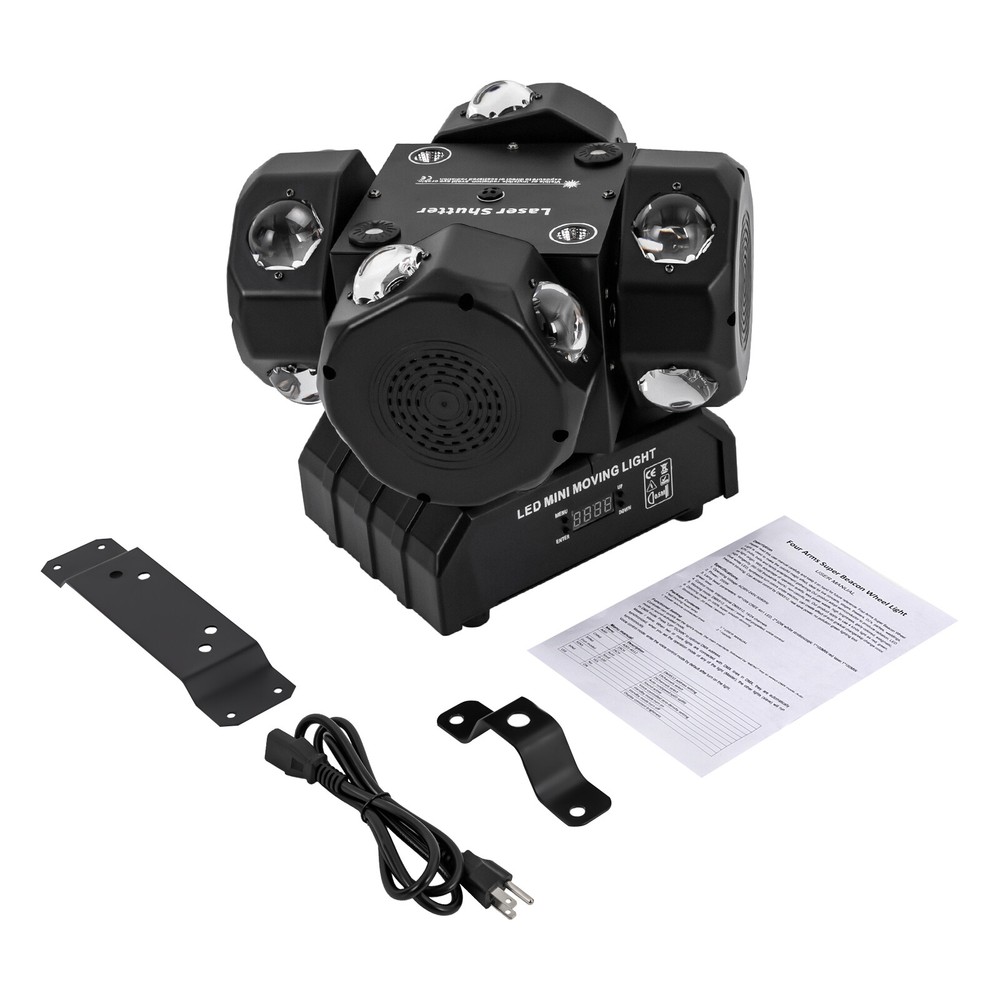 DJ Light Rotating Strobe Effects Light Stage Lighting Party Lamp DMX 512 200W