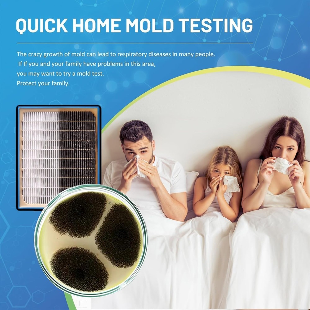 7- Home Mold Assessment Kit - Fast, Reliable Results & Identification Guide