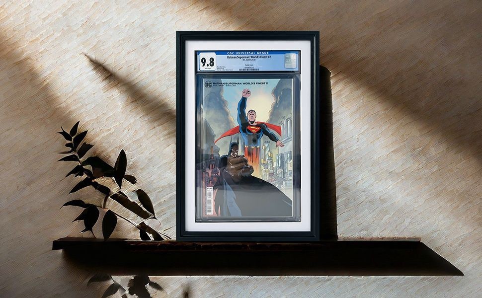 CGC Graded Comic Book Frame Standard Size | UV Display | Wall Mount Display