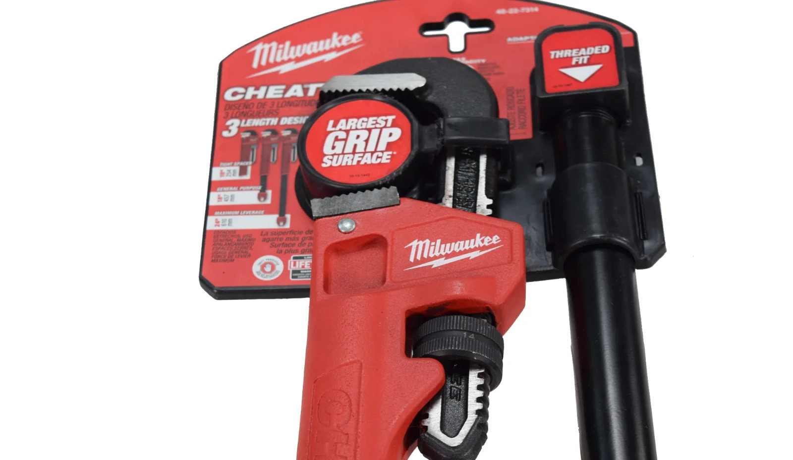 Milwaukee 48-22-7314 Cheater Steel Adaptable Pipe Wrench