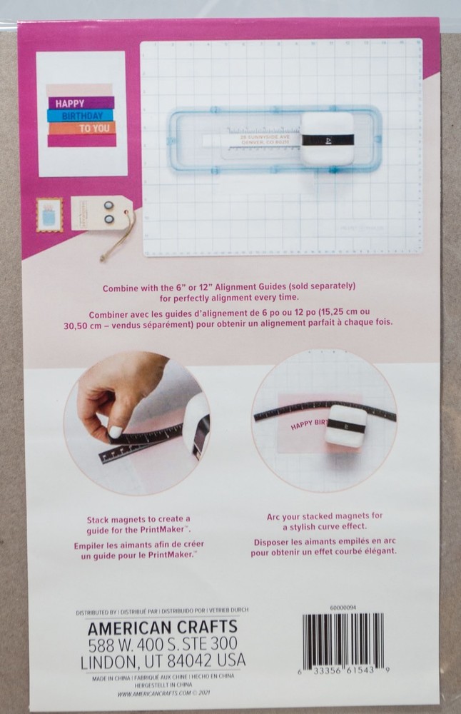 We R Memory Keepers Magnetic Workspace For Print maker-3pc