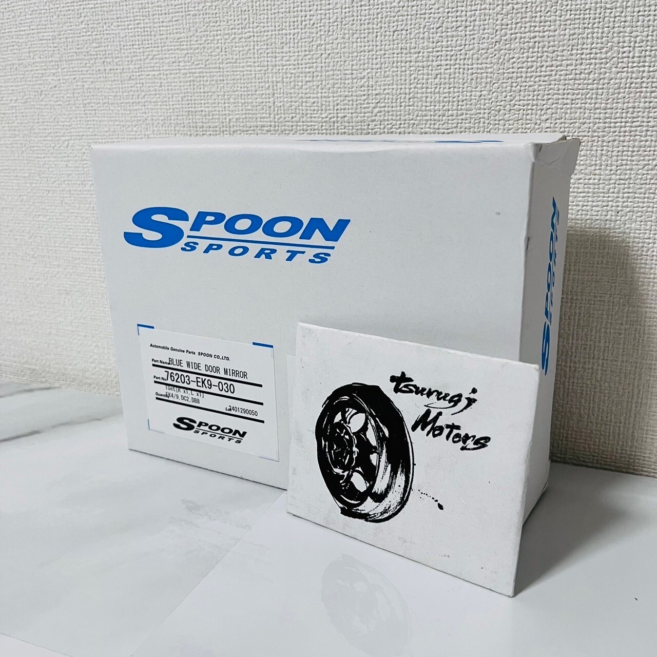 Spoon OEM BLUE WID DOOR MIRROR HONDA CIVIC INTEGRA EK4 EK9 DC2 DB8 76203-EK9-030