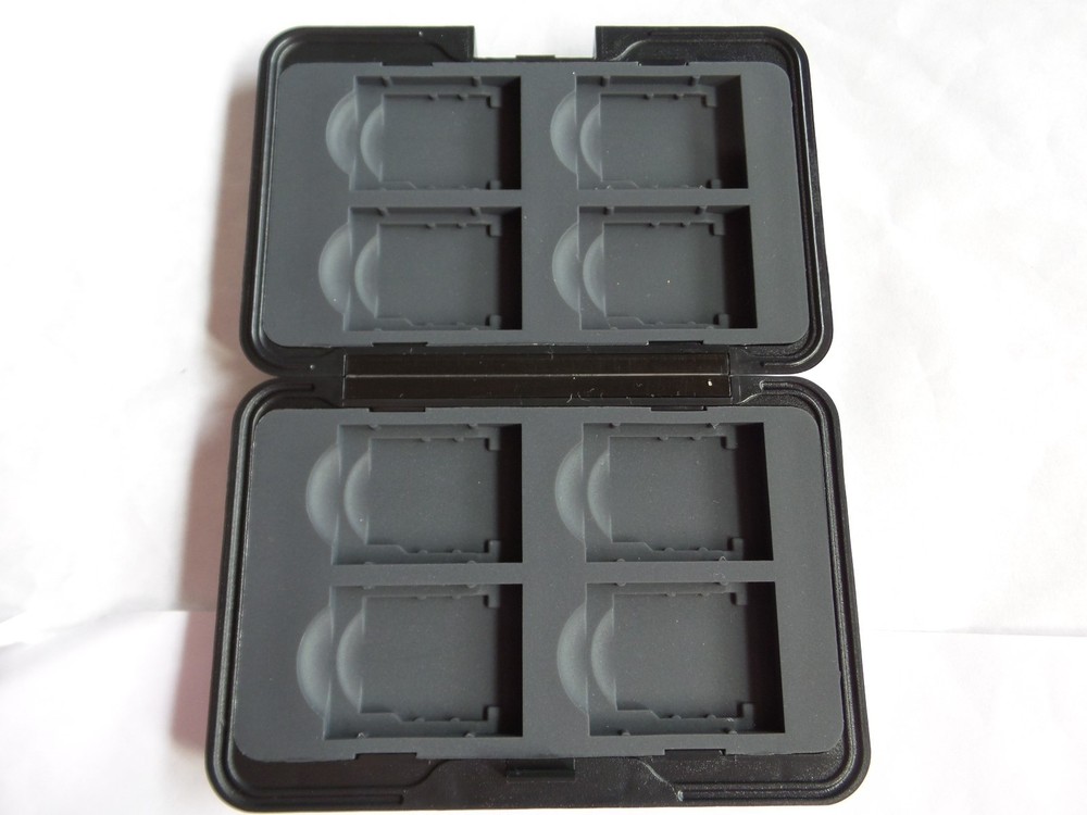 1pc(USED) Generic Brand Grey Hard Storage Case for SD / Mini SD