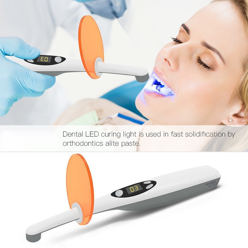 Dental Wireless Cordless iLed 3 Second LED Curing Light Cure Lamp 3SEC dx