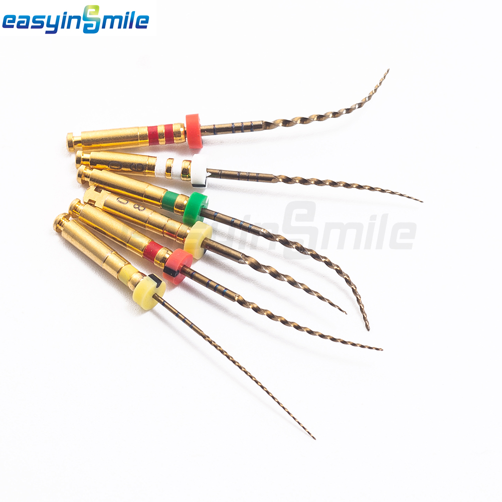 10Pk Dental Endo Rotary Files X3 Pro Gold endodontic engine NITI File 21/25/31MM
