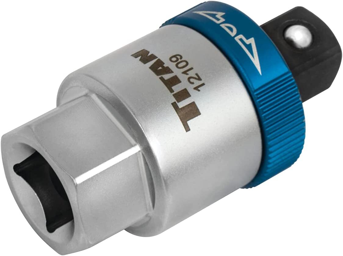 Titan 12109 1/2-Inch Drive Ratcheting Breaker Bar Adapter