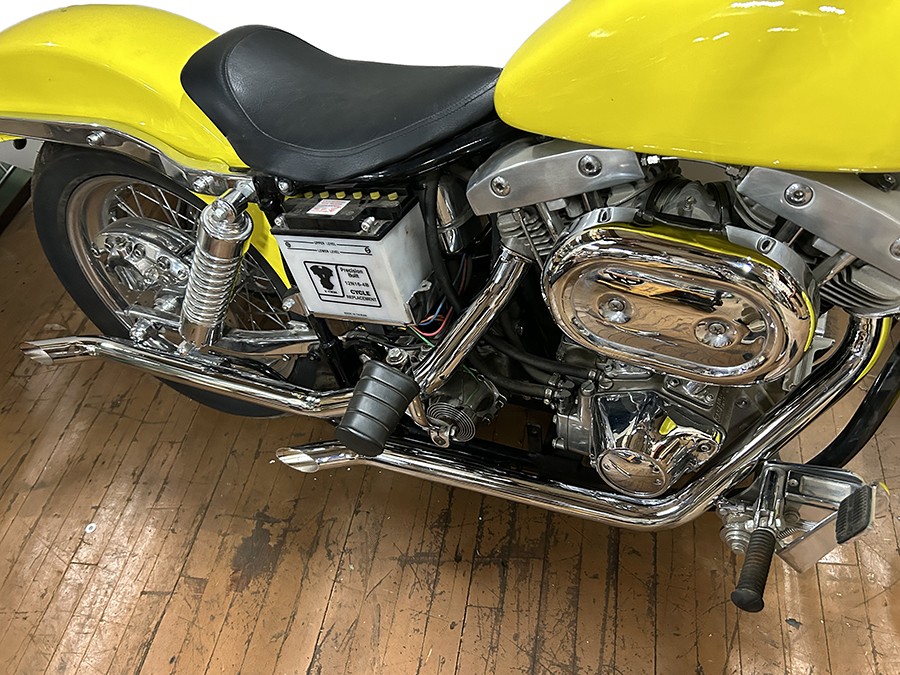 MCM FXE Goose Drag Pipe Set Chrome for Harley-Davidson