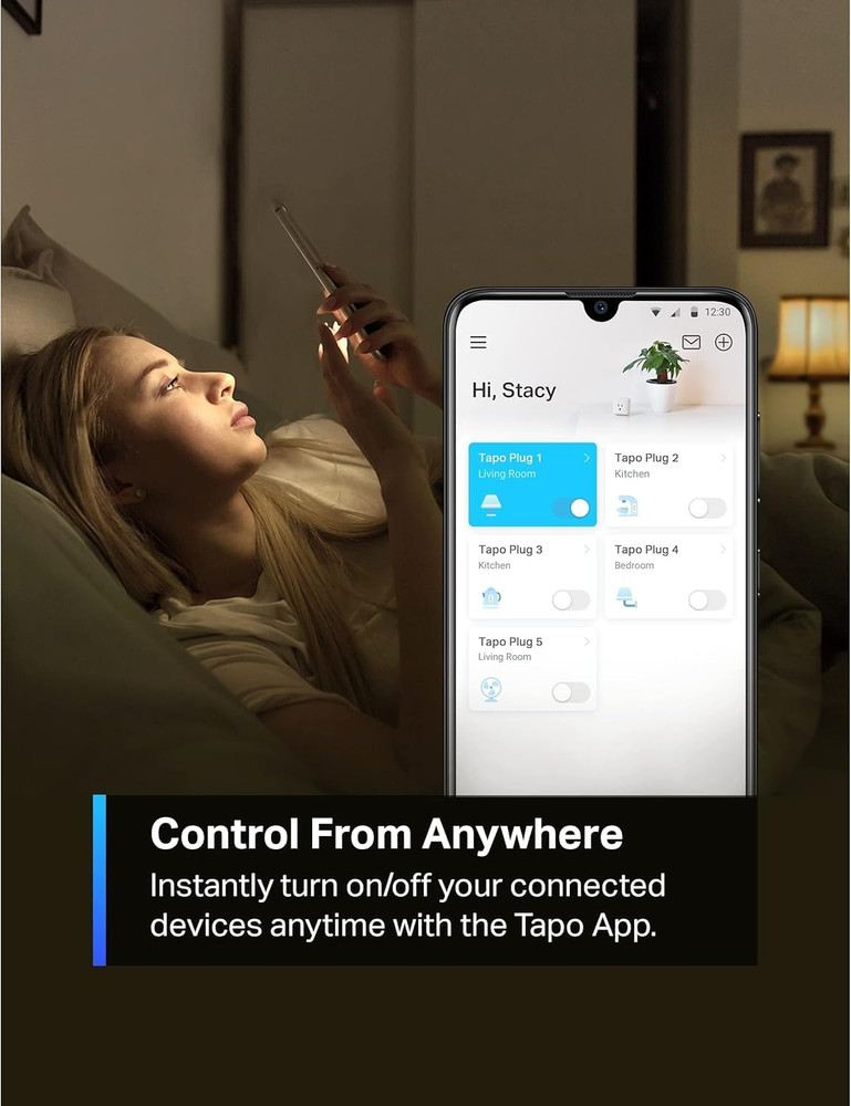 Tp-Link Smart Plug Mini 15A, Smart Home Wi-Fi Plug, Super Easy Setup, Compatible