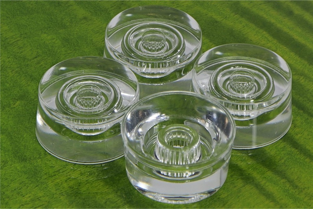 Clear Speed Knobs 4pk for Epiphone and import guitars with coarse splines