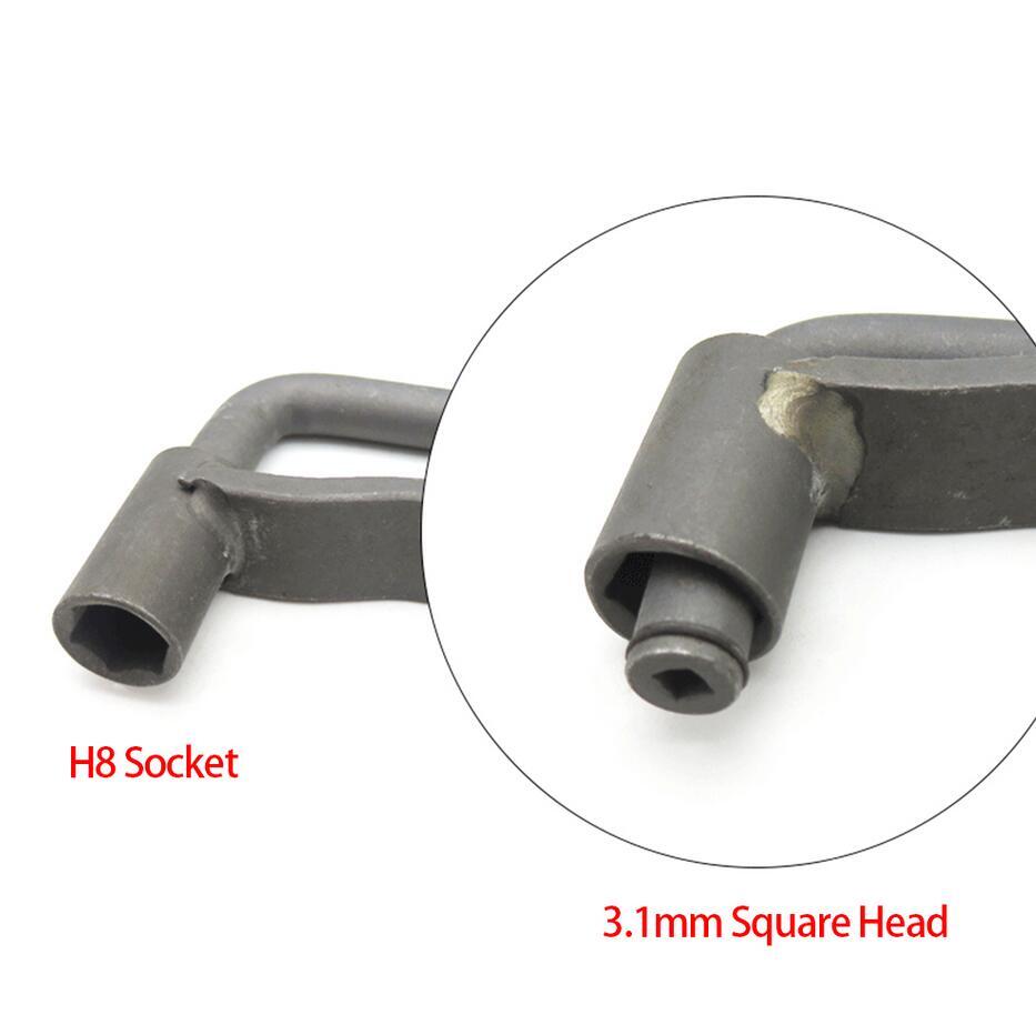 4PCS/Set Feeler Gauge Motorcycle Engine Valve Hexagon Socket Spanner Wrench