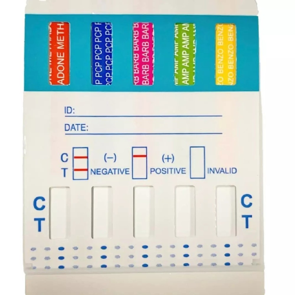 10 Panel Dip Drug Testing Kit, Test for 10 Different Drugs