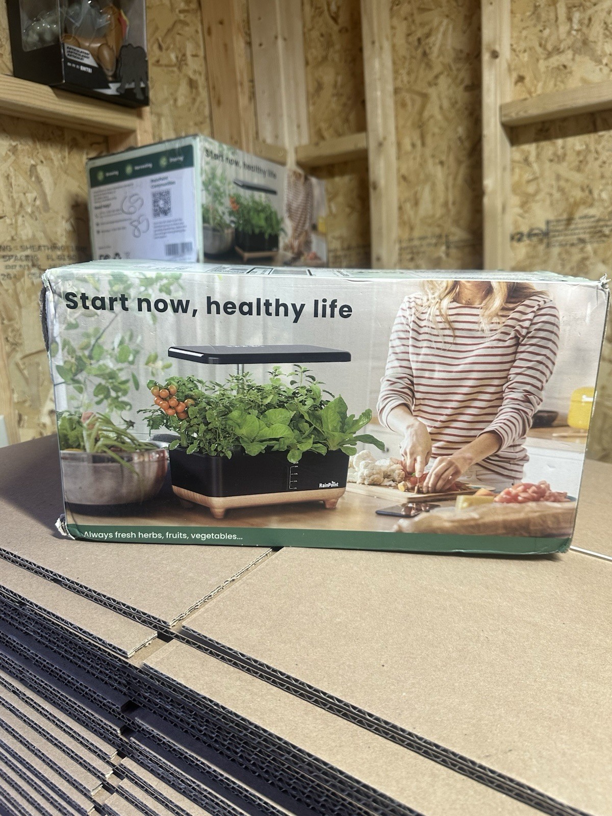 RAINPOINT Indoor Hydroponics Growing System13 Pods Hydroponic Garden Open Box