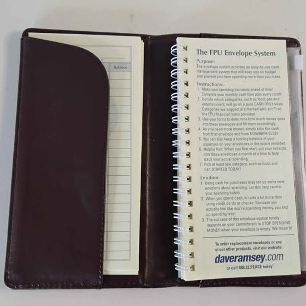 Dave Ramsey's Financial Peace CD's, case & Deluxe Executive Envelope System