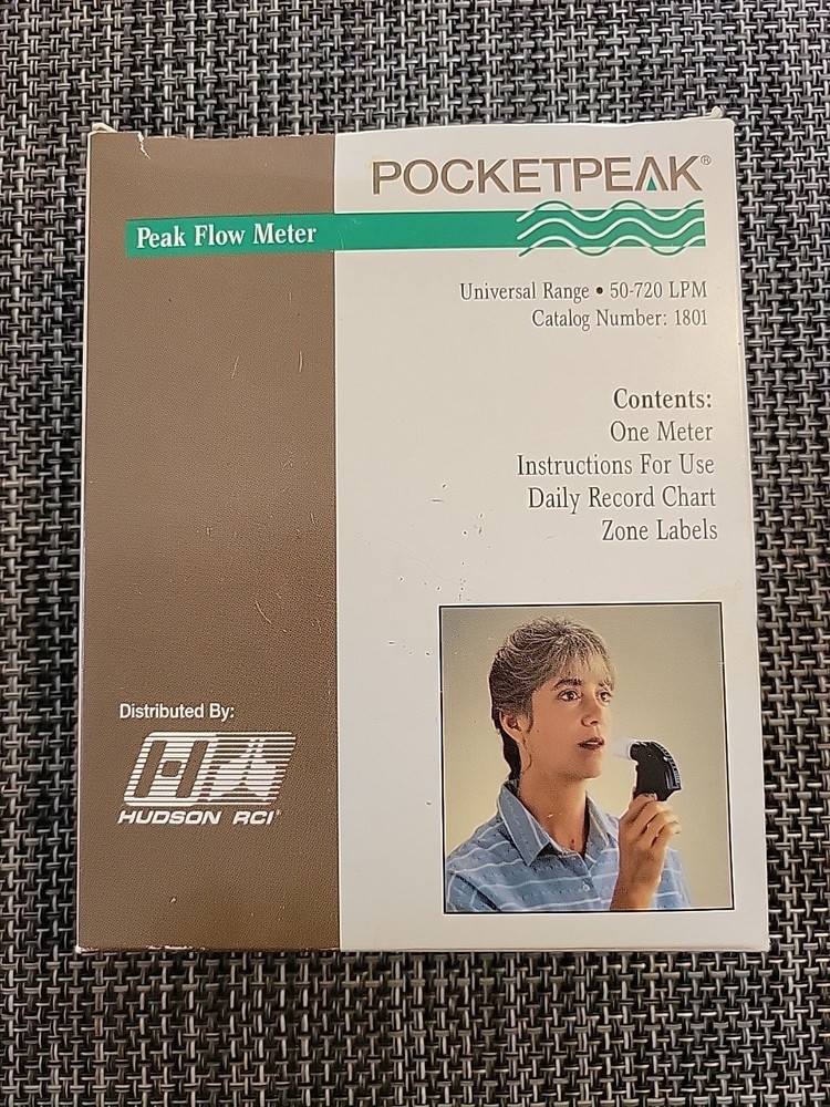 Peak Flow Meter, Universal Range1801 NIB