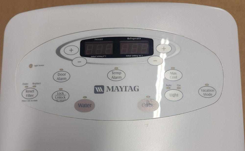 Maytag Refrigerator Dispenser Panel & Control Board 67006290 67006294 W10775847