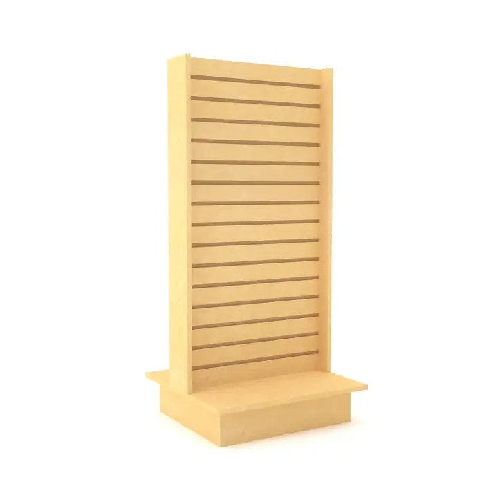 2-Way Slatwall Merchandiser Maple