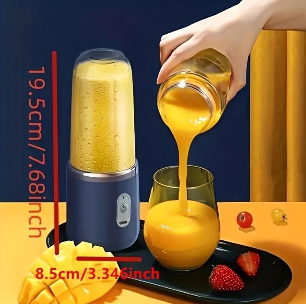 Portable USB Double Cup Juice Extracter Mixer