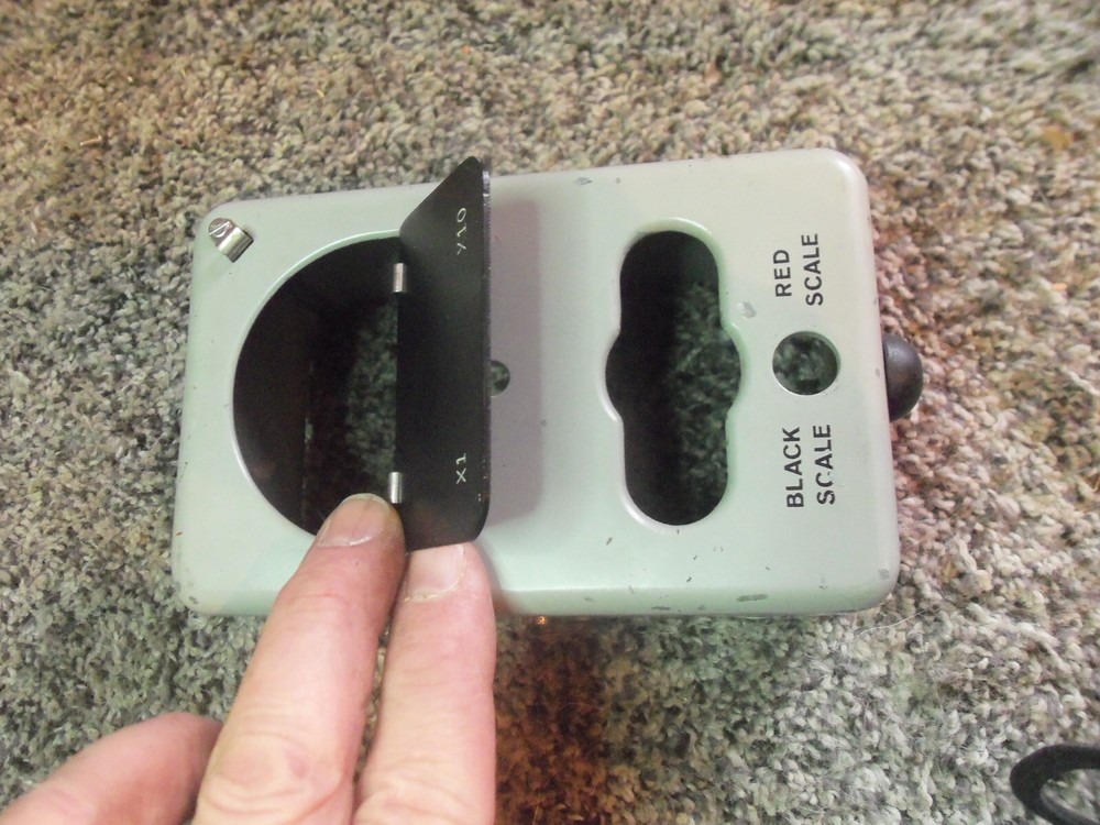 Bird 6104 Thruline Wattmeter Meter EMPTY FRONT CASE