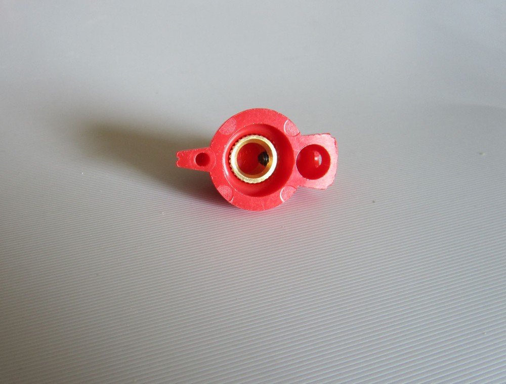 12x Red Chicken Head Knob 1/4" Guitar Amp Effect Pedal Knobs w/ Brass Insert