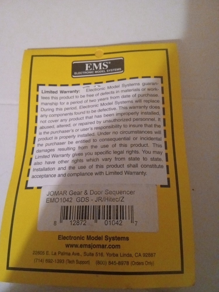 EMS Gear And Door Sequencer