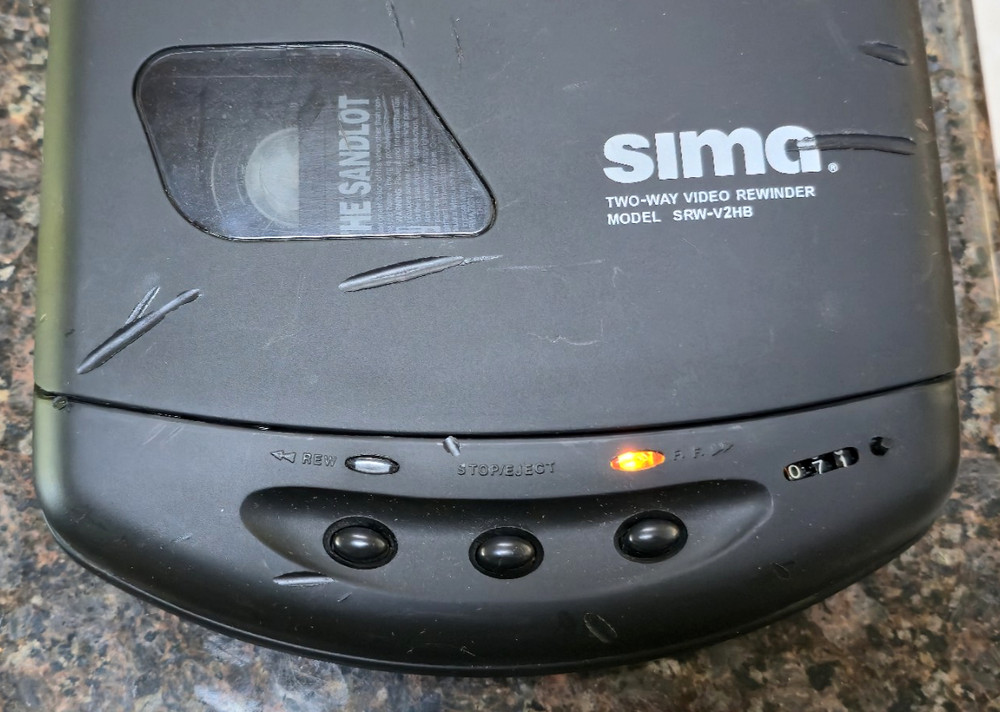 SIMA Two-Way Video Rewinder Model SRW-V2HB - WORKING