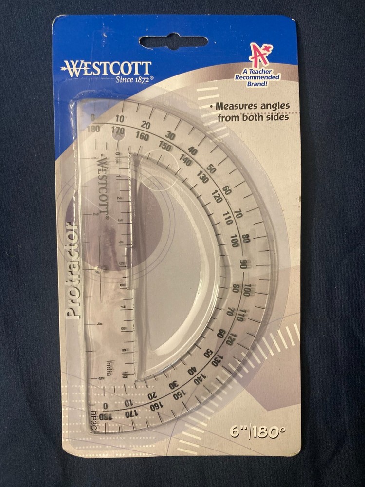 Westcott Protractor (6" / 180 degrees)