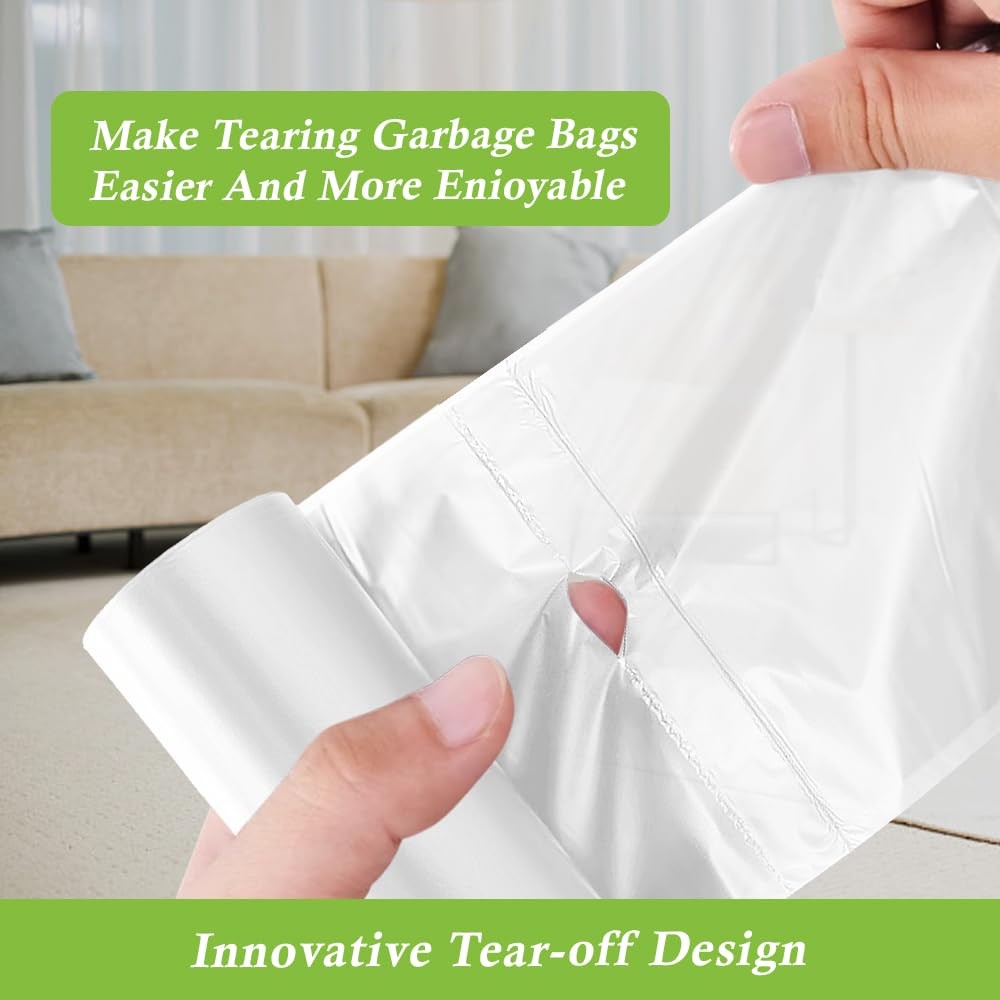 180 Counts 2 Gallon (1.8-2 Gal) Small Trash Bags Garbage Bags by , fit 1.6,1....