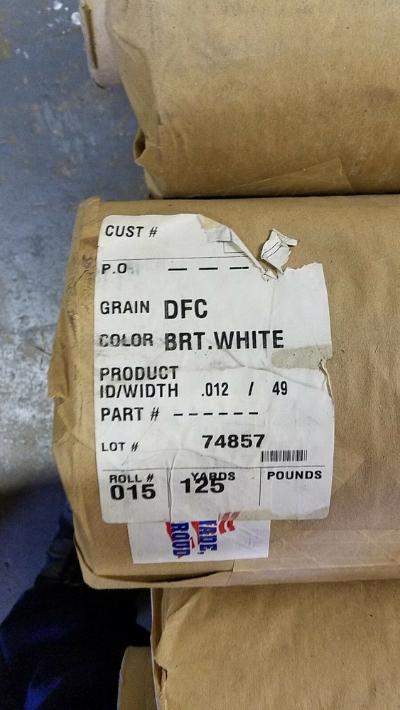 Vinyl Roll, White