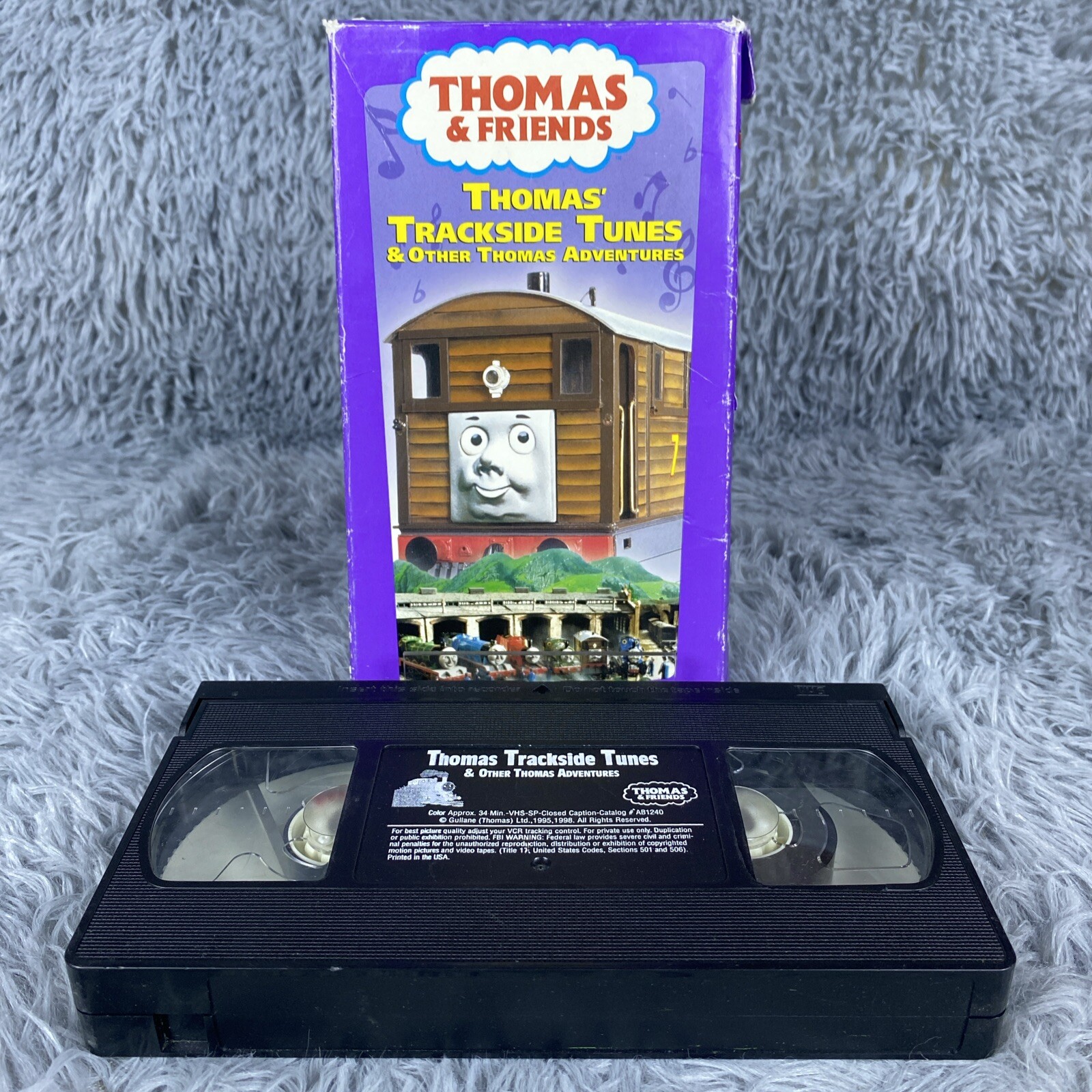 Thomas the Tank Engine & Friends Trackside Tunes VHS Tape 2001 Songs Train Kids