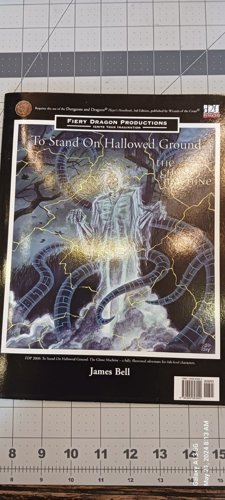 D&D 3 d20 Modules: To Stand on Hallowed Ground Silver Summoning Distant Echo