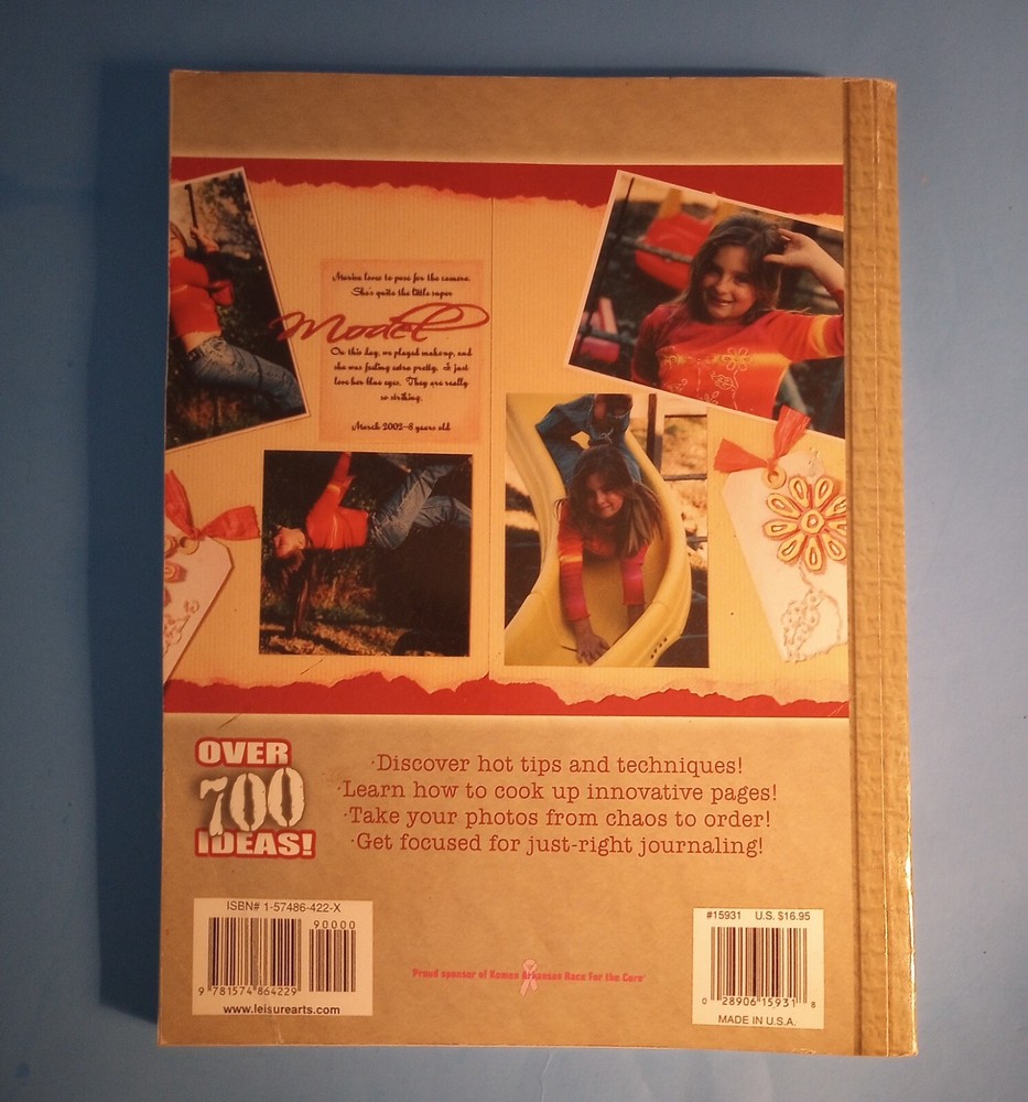 "Scrapbook Tips & Techniques" Paperback Craft Book
